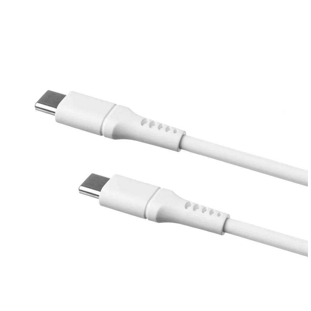 Kabel FIXED USB-C USB-C 1,2m 60W biały