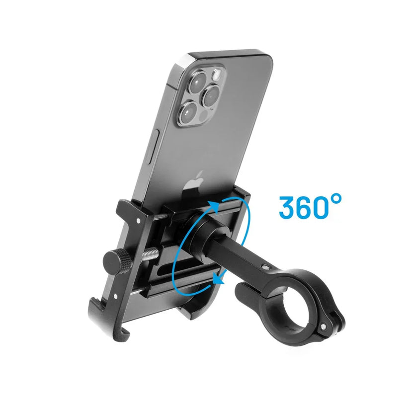 Aluminiowy uchwyt rowerowy FIXED Bikee ALU 2 do telefonu czarny