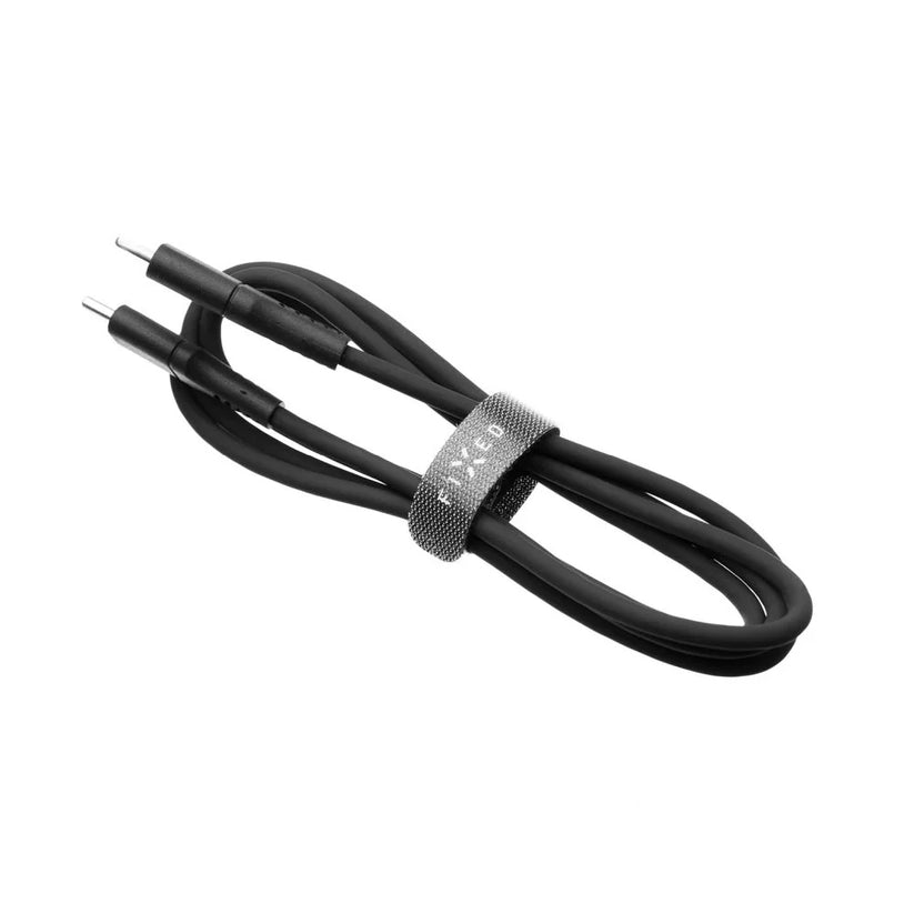 Kabel FIXED USB-C USB-C 2m 60W czarny