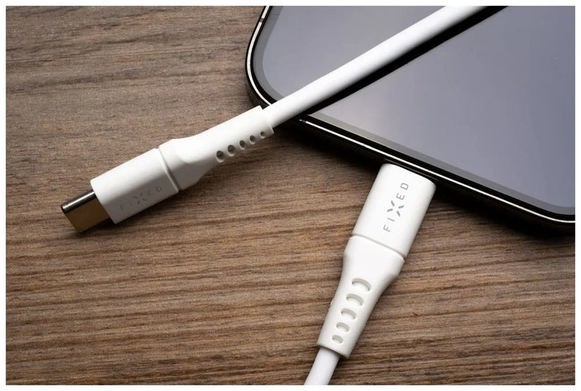 Kabel FIXED USB-C USB-C 1,2m 60W biały