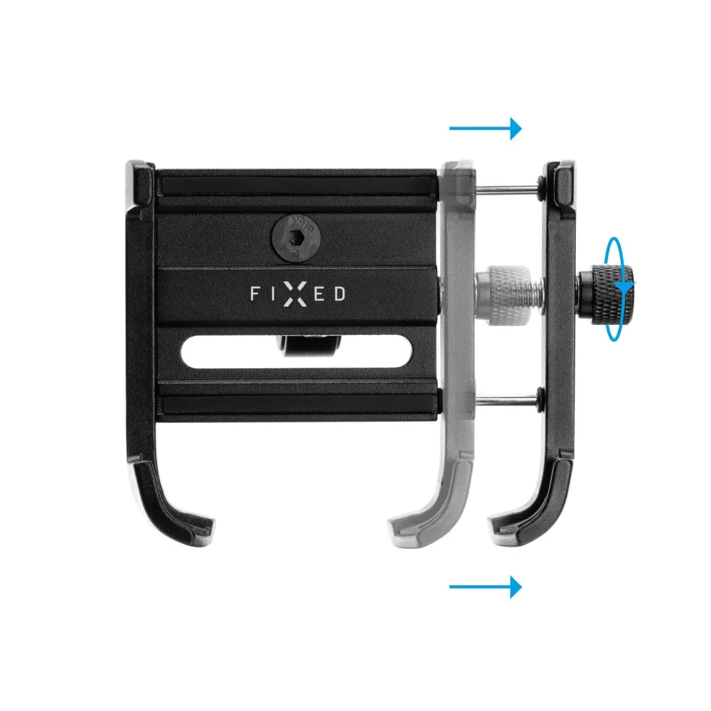 Aluminiowy uchwyt rowerowy FIXED Bikee ALU 2 do telefonu czarny