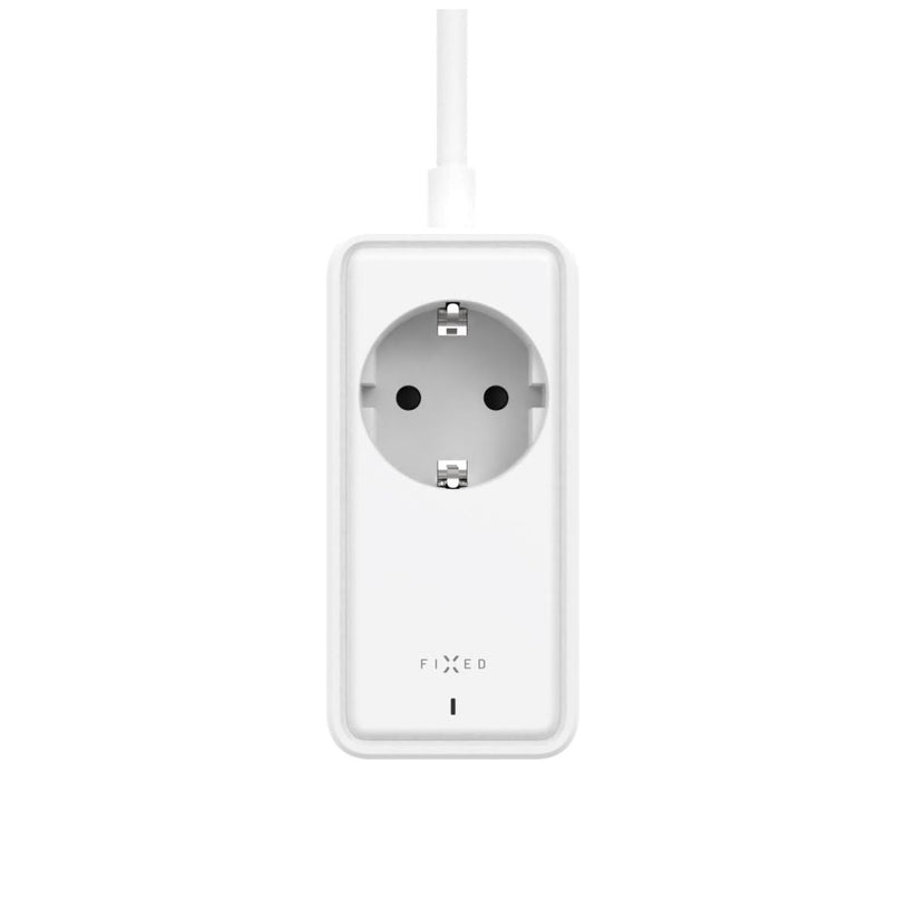 Listwa ładująca FIXED GaN III - 2xUSB-C 2xUSB, 1,5m, PD 65W, biała