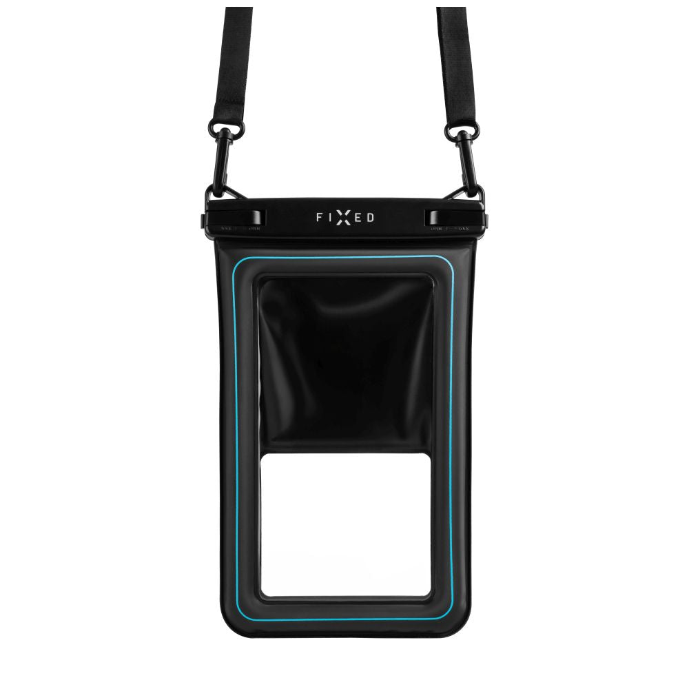 Etui wodoszczelne FIXED Float Max do iPhone przeźroczyste czarne
