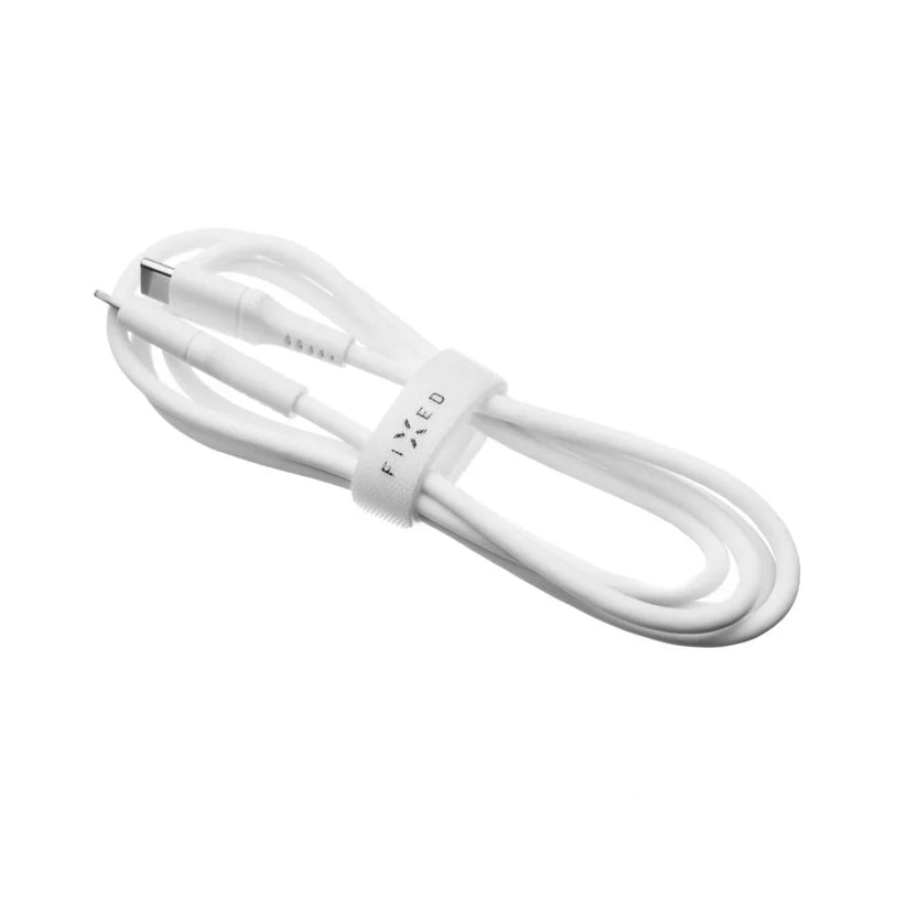 Kabel FIXED USB-C USB-C 1,2m 60W biały