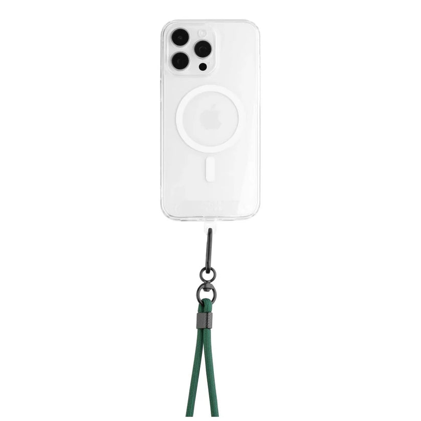 FIXED Universal Lanyard for Mobile Phones - uniwersalna smycz do telefonu zielona