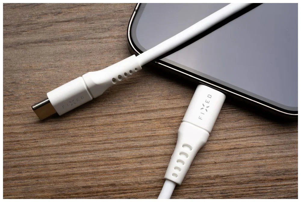 Kabel FIXED USB-C USB-C 2m 60W biały