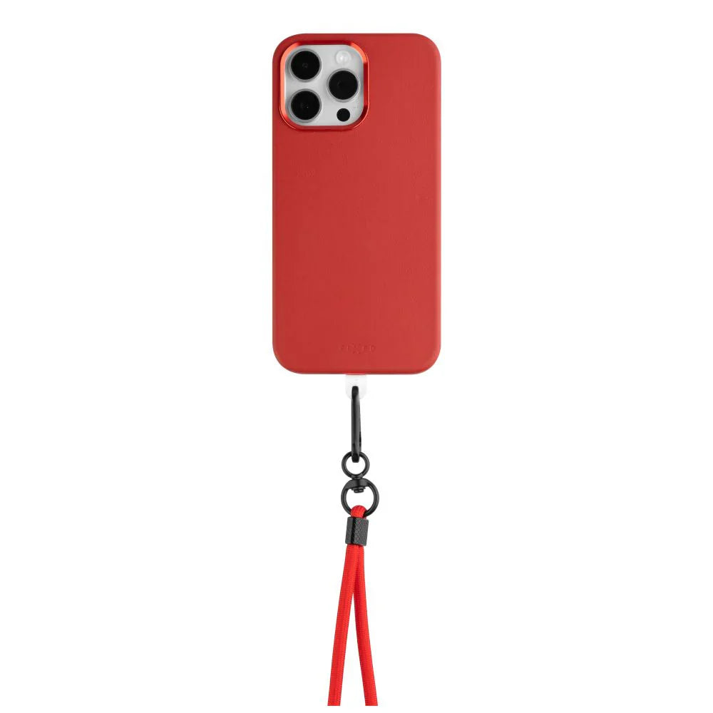 FIXED Universal Lanyard for Mobile Phones - uniwersalna smycz do telefonu czerwona