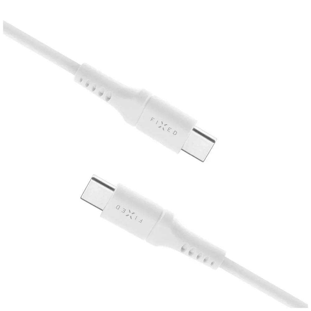 Kabel FIXED USB-C USB-C 1,2m 60W biały