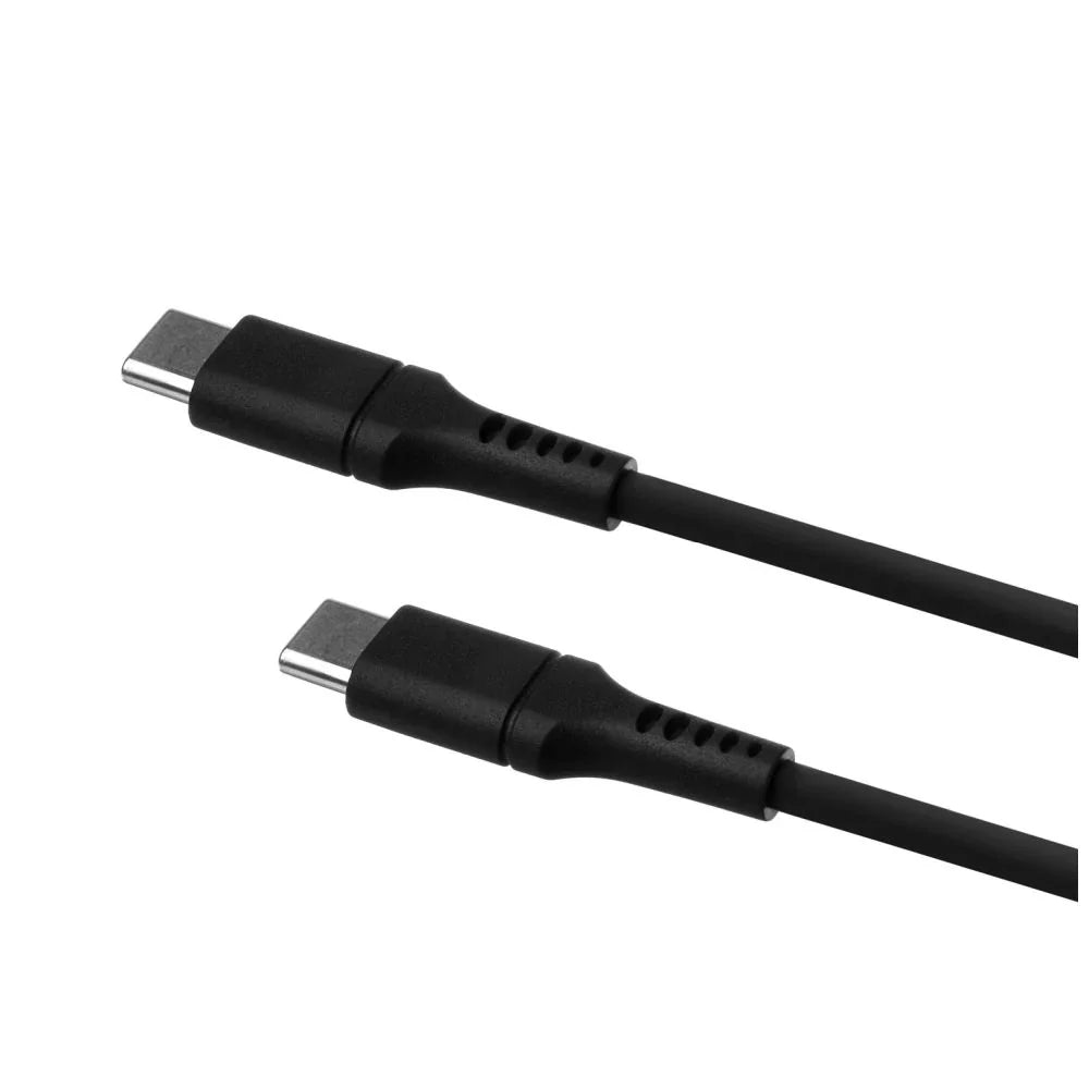 Kabel FIXED USB-C USB-C 2m 60W czarny