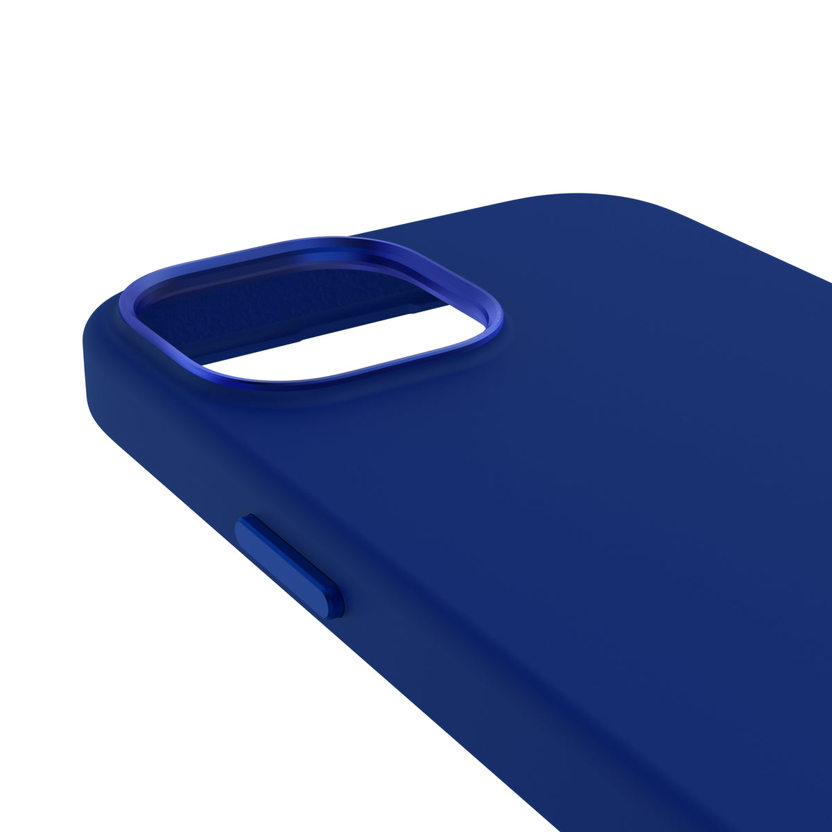 Obudowa ochronna silikonowa Decoded kompatybilna z MagSafe - do iPhone 15 Plus granatowa