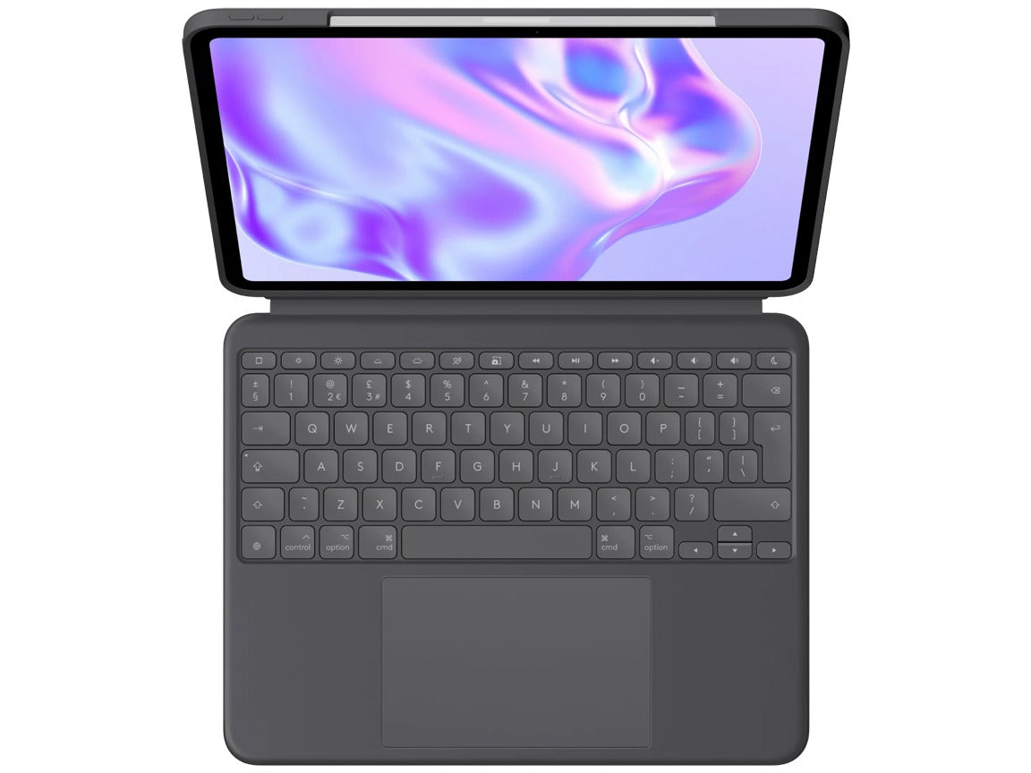 Logitech Combo Touch - etui z klawiaturą do iPad Pro 13" M4 M5 UK szare