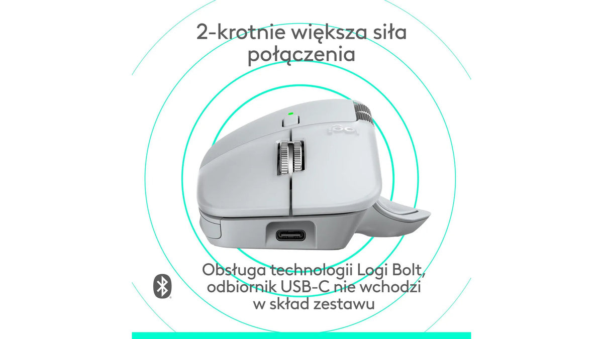 Logitech MX Master 4 for Mac - bezprzewodowa mysz srebrna