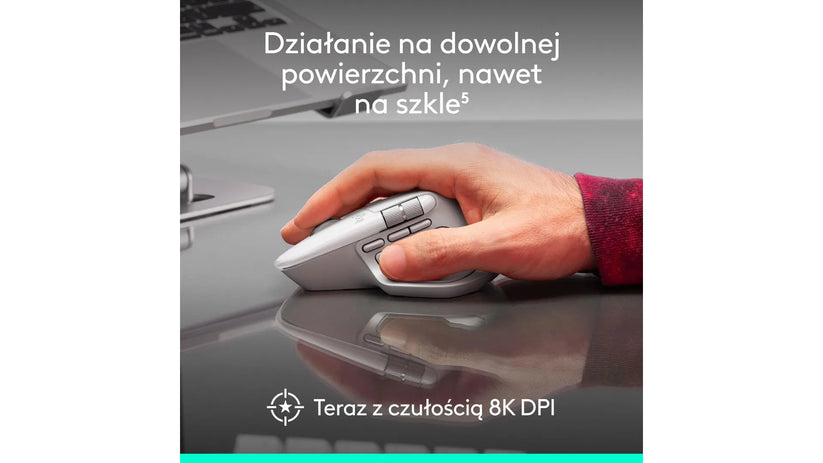 Logitech MX Master 4 for Mac - bezprzewodowa mysz srebrna