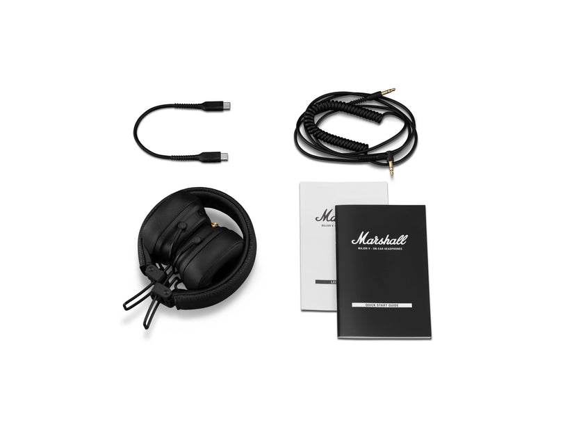 Marshall Major V Bluetooth - słuchawki czarne