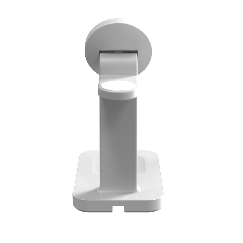Mophie Snap+ 3-in-1 Qi2 wireless charge stand - stojąca ładowarka bezprzewodowa do trzech urządzeń kompatybilna z MagSafe i Qi2 biała