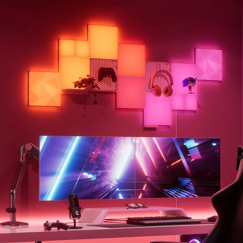 Nanoleaf Blocks Combo Starter Kit - panele świetlne (10 sztuk, 1 kontroler)