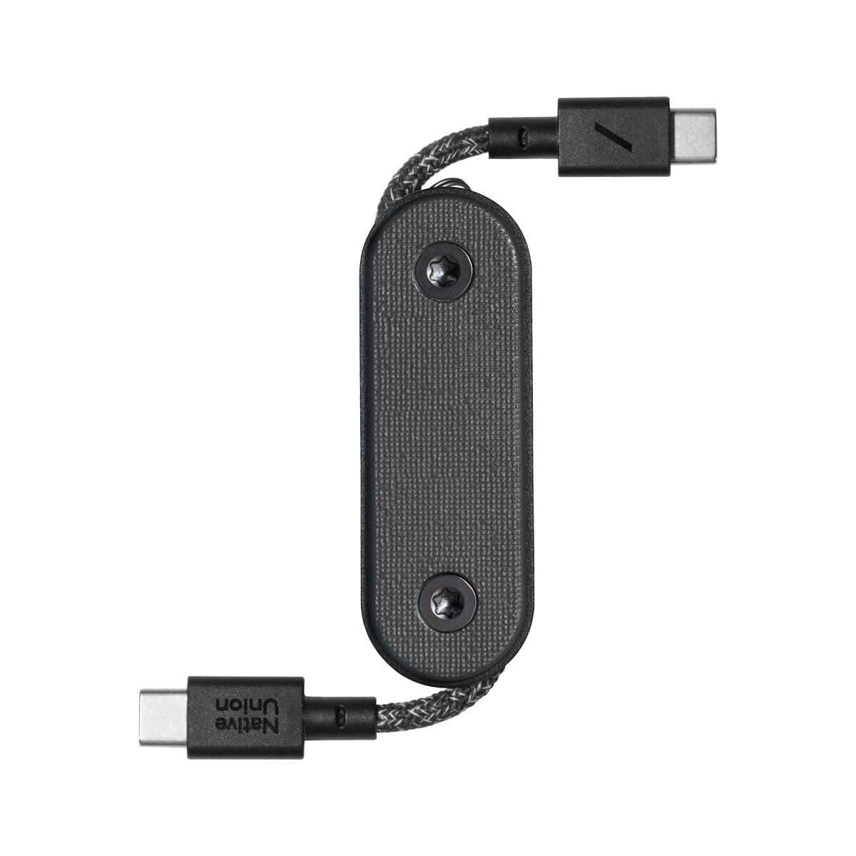 Kabel Native Union Pocket Cable USB-C - USB-C 17 cm czarny