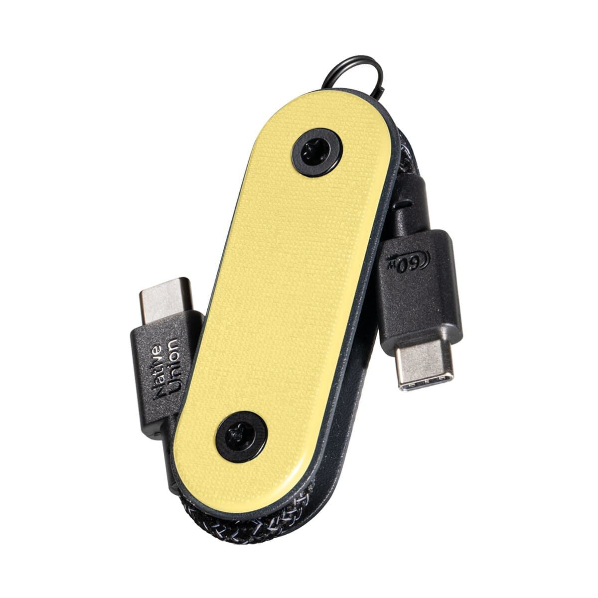 Kabel Native Union Pocket Cable USB-C - USB-C 17 cm żółty