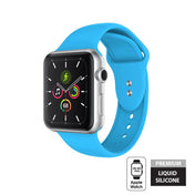 Crong Liquid Band - Pasek Apple Watch 38 40 41 42 mm niebieski