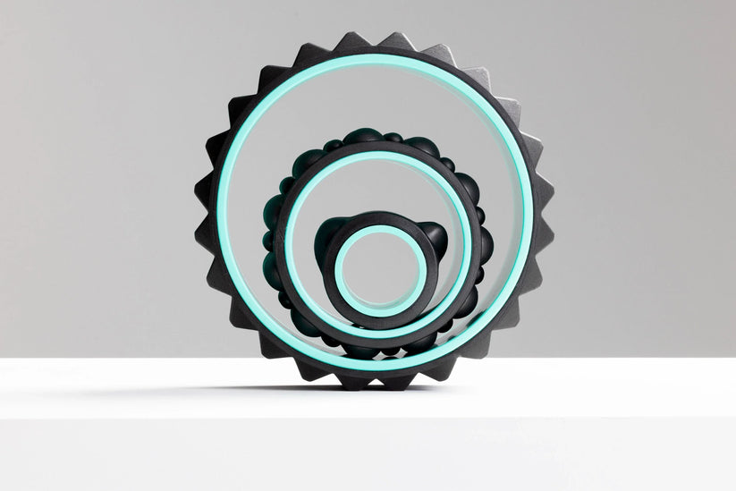 Chirp Wheel XR 3 pk 4" 6" 10" - zestaw 3 kół z wypustkami do masażu, ćwiczeń, stretchingu, rehabilitacji 4", 6", 10" (3szt)