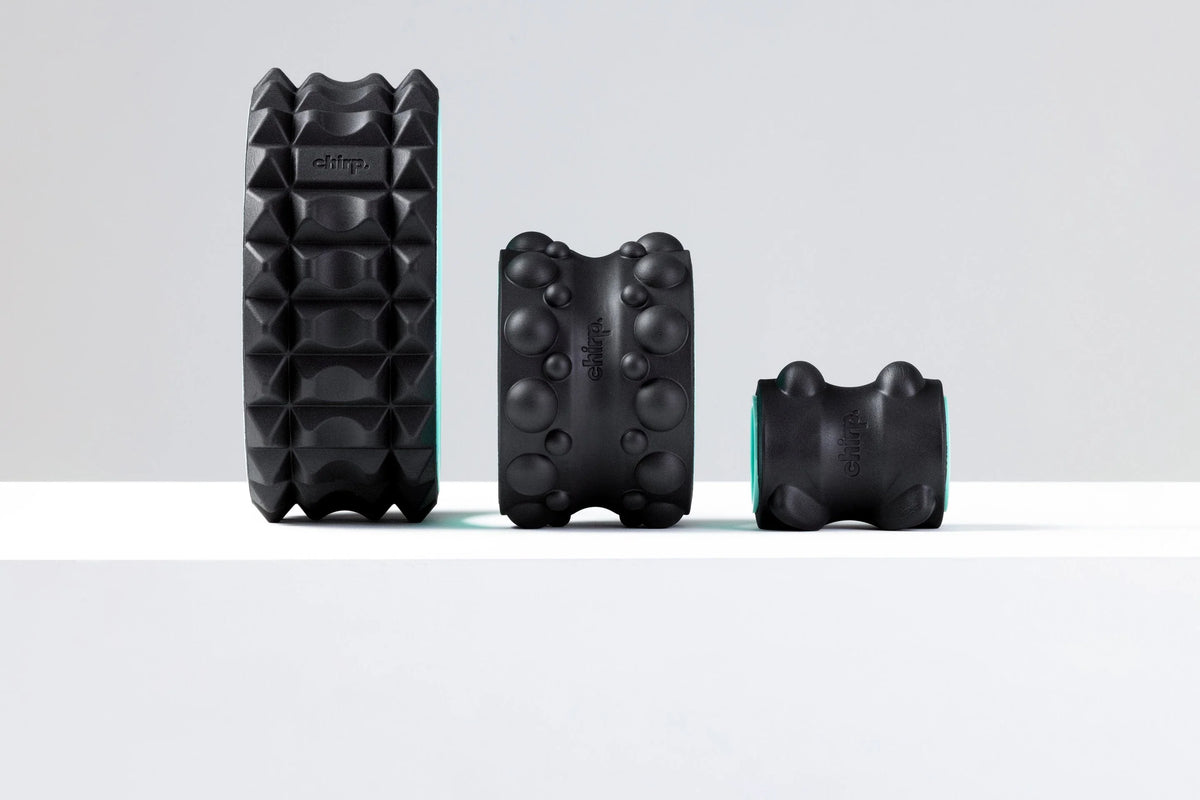 Chirp Wheel XR 3 pk 4" 6" 10" - zestaw 3 kół z wypustkami do masażu, ćwiczeń, stretchingu, rehabilitacji 4", 6", 10" (3szt)