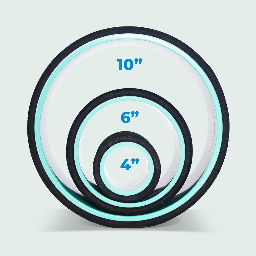 Chirp Wheel Plus 3 pk 4", 6", 10" - zestaw 3 kół do ćwiczeń, stretchingu, rehabilitacji, jogi, pilatesu 4", 6", 10" (3szt)