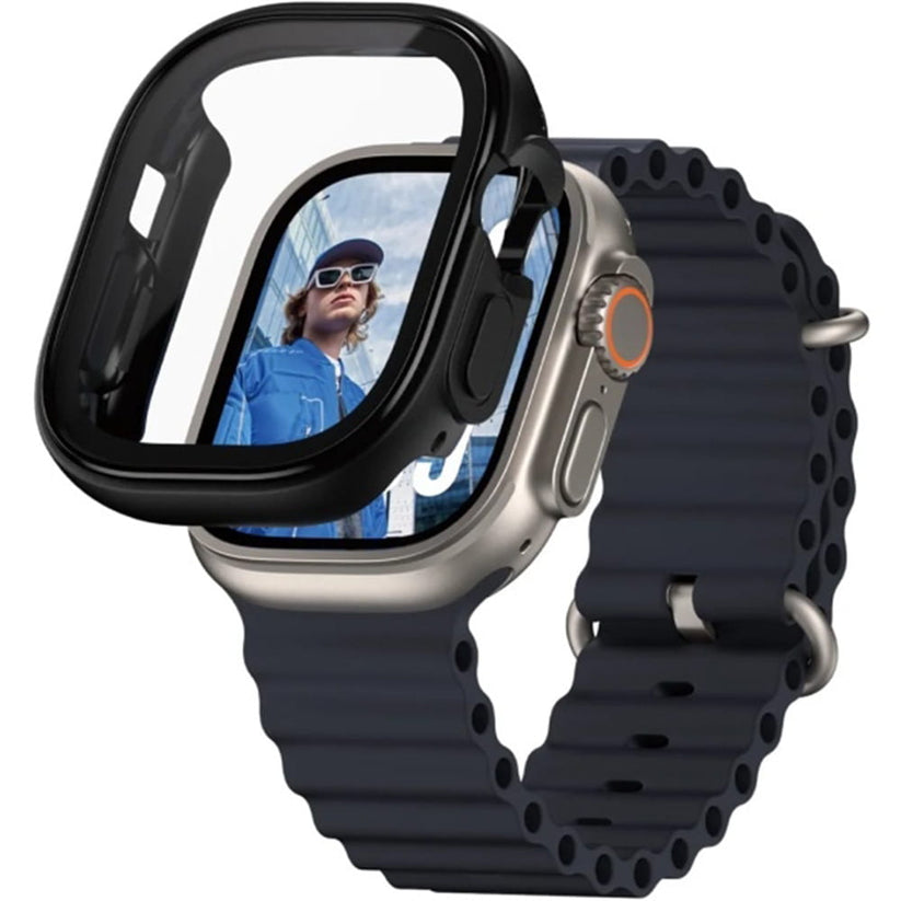 PanzerGlass Snappie Full Body - osłona do Apple Watch Ultra Ultra 2 Ultra 3 49mm czarna