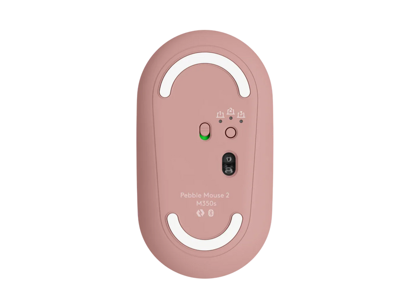 Logitech Mysz bezprzewodowa Pebble Mouse 2 Wireless M350s różowa