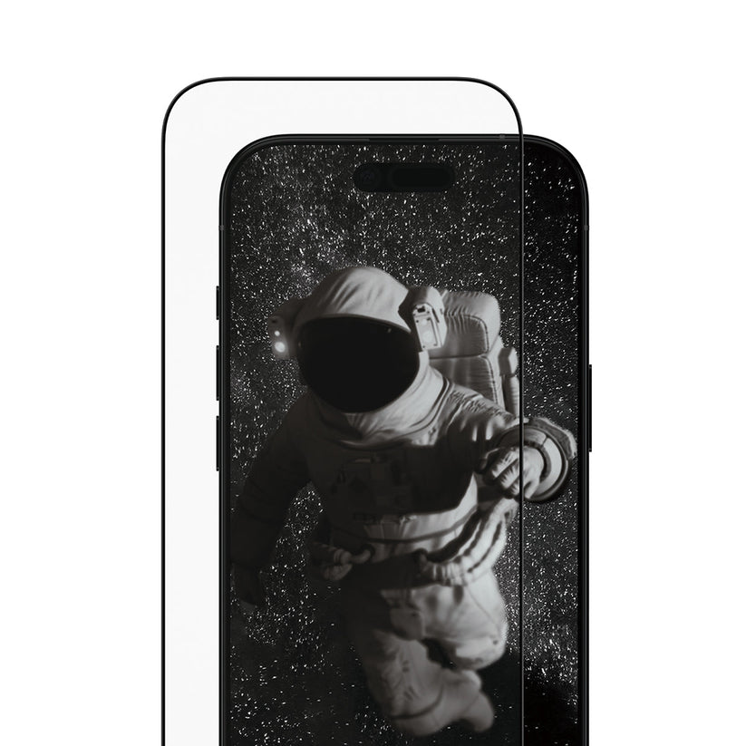 PanzerGlass Ceramic II Screen Protector Ultra Wide Fit - szkło ceramiczne do iPhone Air czarna ramka