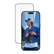 PanzerGlass Screen Protector Ultra-Wide Fit - szkło do iPhone 16 Pro 17 czarna ramka