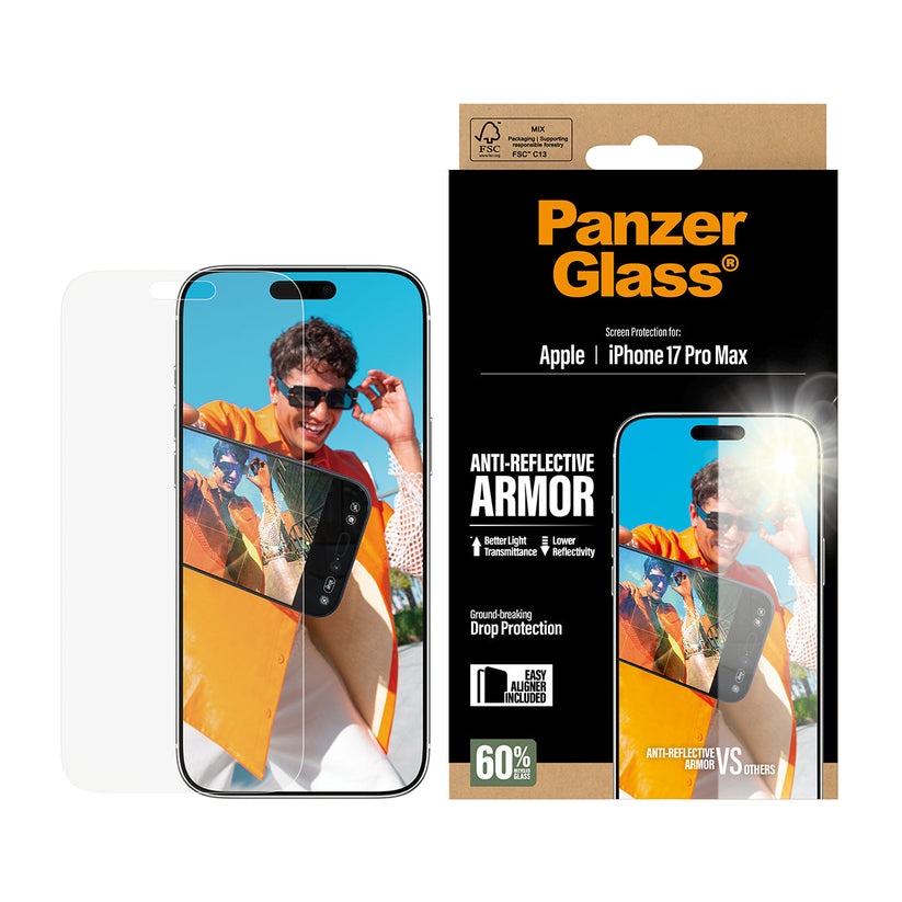 PanzerGlass Anti-Reflective Armor Screen Protector - szkło antyrefleksyjne do iPhone 17 Pro Max