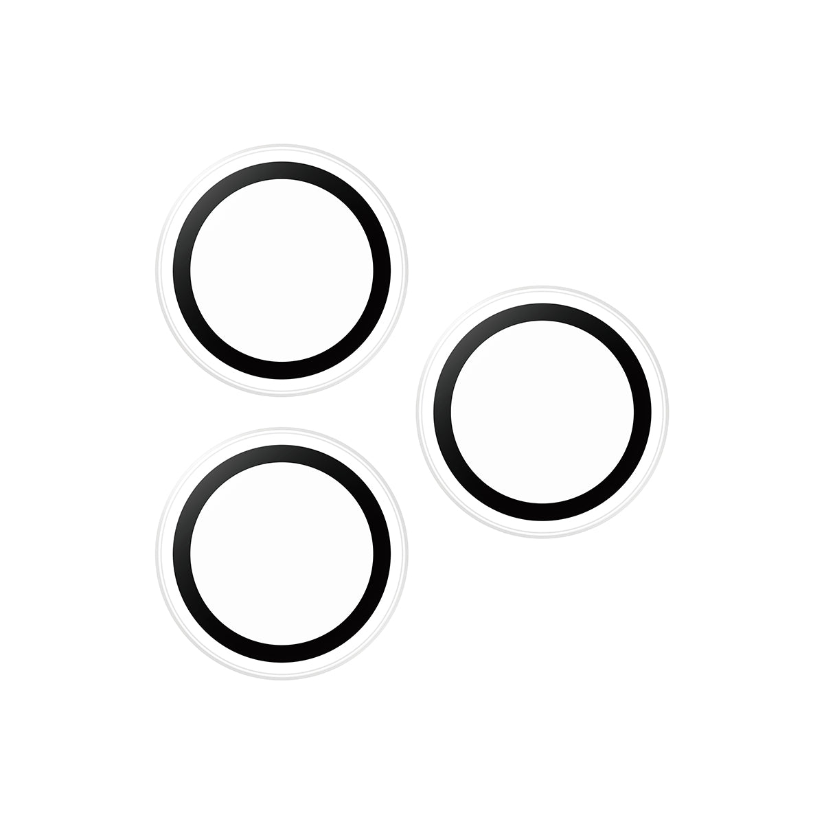 PanzerGlass Hoops Transparent Camera Lens Protector - osłonki na obiektywy do iPhone 16 Pro 16 Pro Max 17 Pro 17 Pro Max