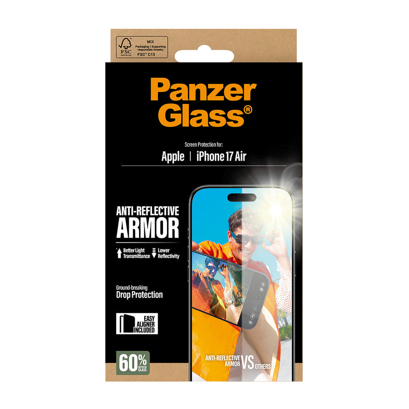 PanzerGlass Anti-Reflective Armor Screen Protector - szkło antyrefleksyjne do iPhone Air