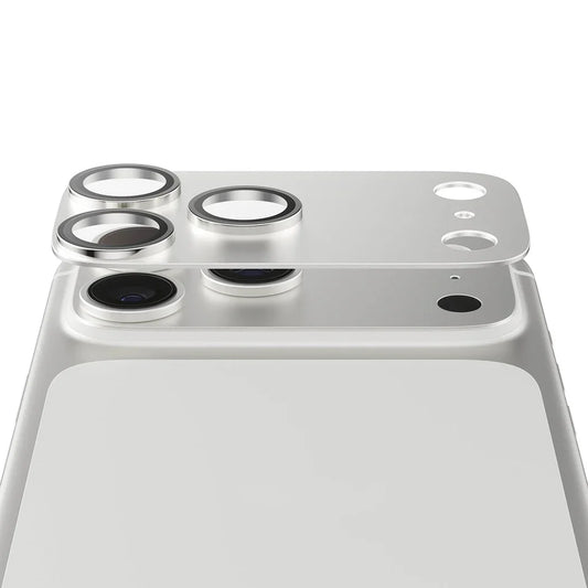 PanzerGlass Fender Camera Protector - osłona na aparat do iPhone 17 Pro Max srebrna