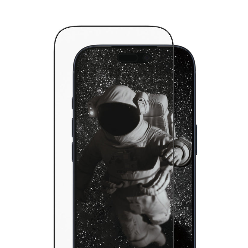 PanzerGlass Ceramic II Screen Protector Ultra Wide Fit - szkło ceramiczne do iPhone 17 Pro czarna ramka