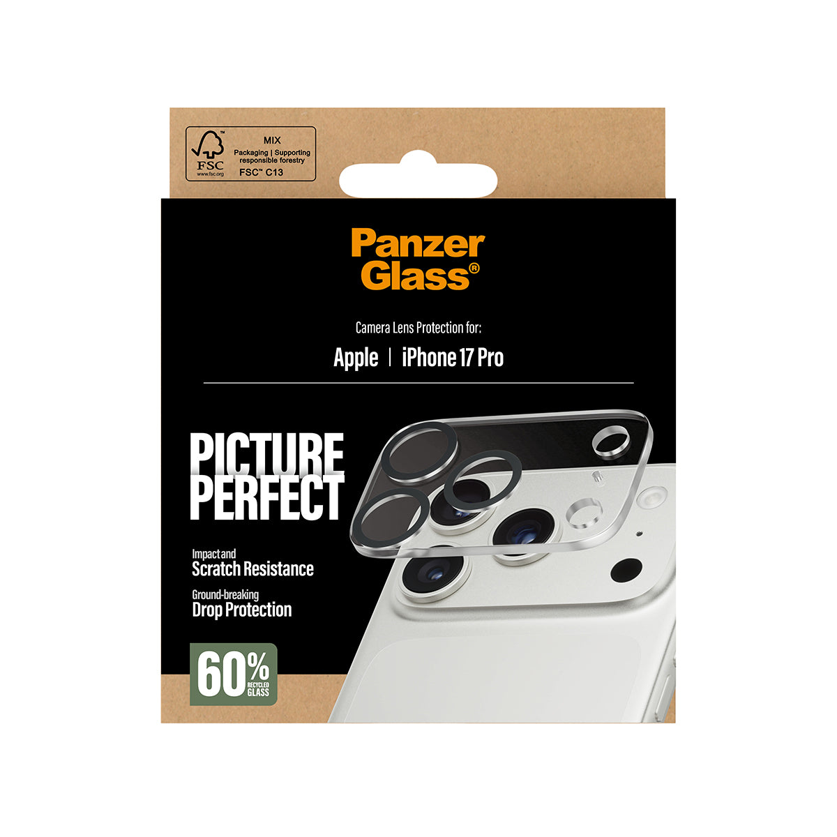 PanzerGlass PicturePerfect Camera Lens Protector - osłona na aparat do iPhone 17 Pro
