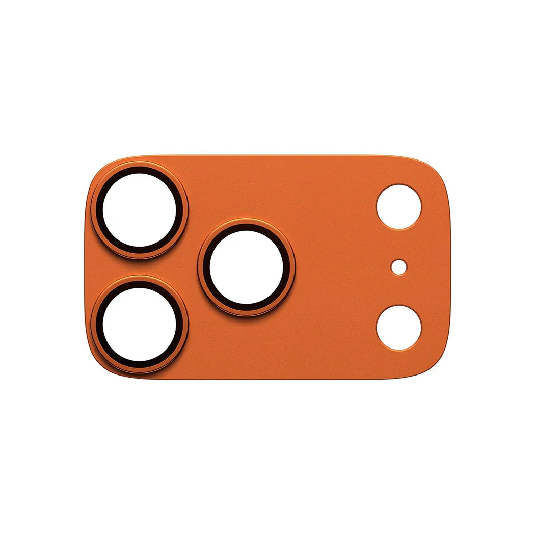 PanzerGlass Fender Camera Protector - osłona na aparat do iPhone 17 Pro Max pomarańczowa