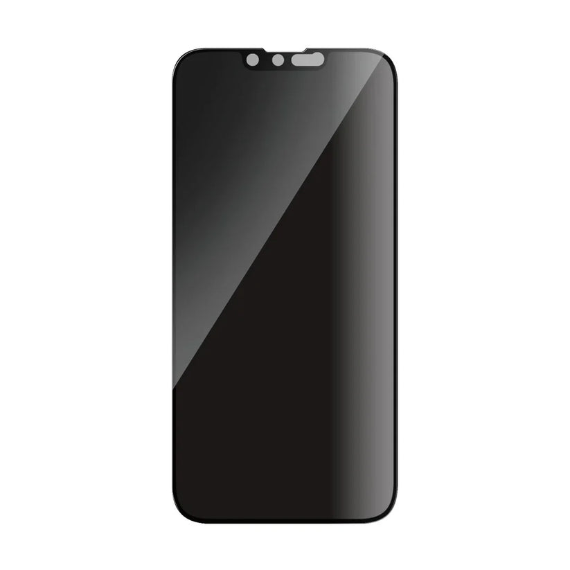 PanzerGlass Privacy Screen Protector Ultra-Wide Fit - szkło prywatyzujące do iPhone 17e 16e 14 13 13 Pro czarna ramka