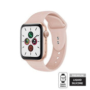 Crong Liquid Band - Pasek Apple Watch 38 40 41 42 mm piaskowy róż