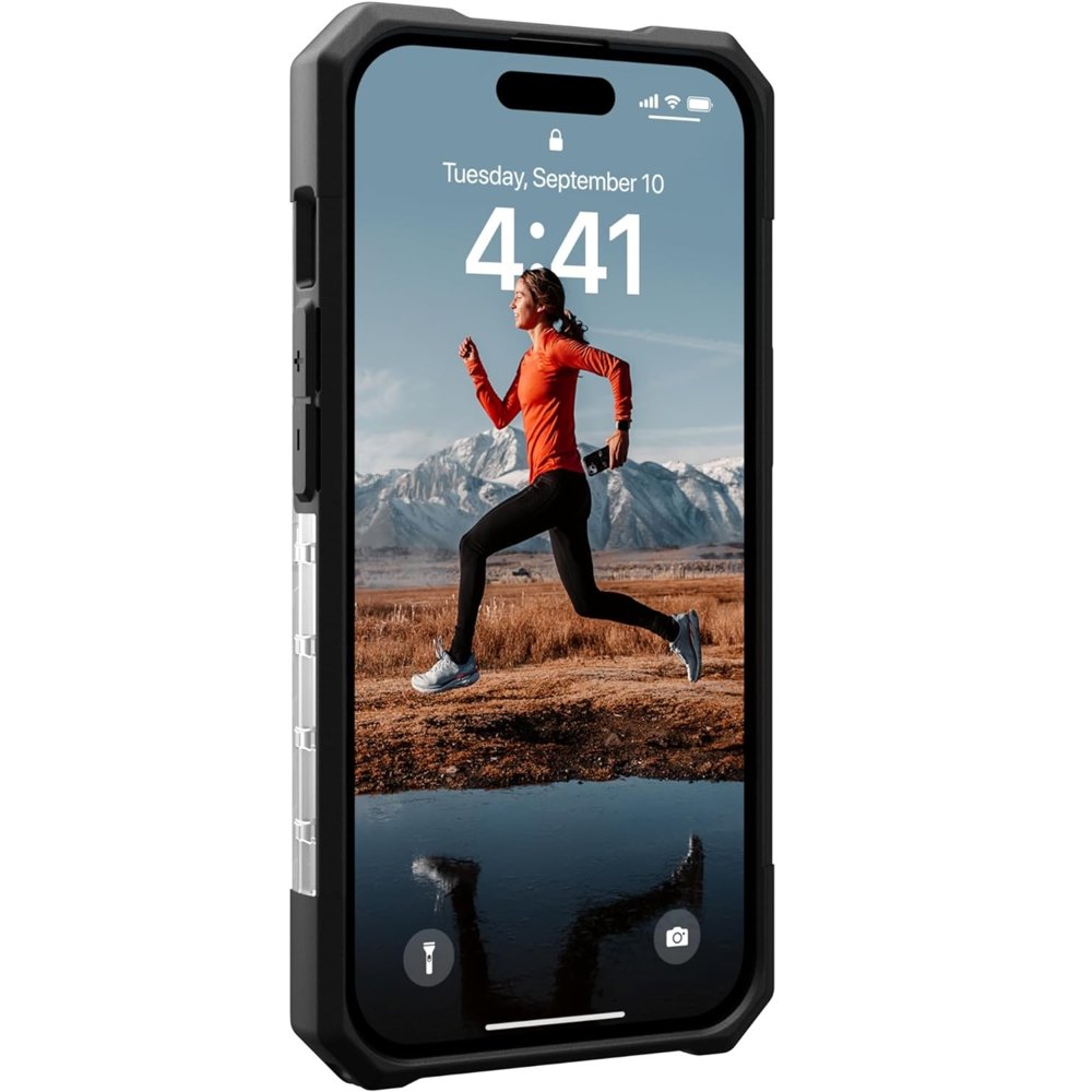 Obudowa ochronna UAG Plasma - do iPhone 15 Plus przezroczysta - czarna ramka