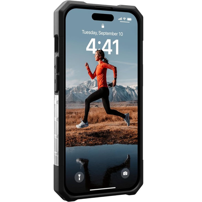 Obudowa ochronna UAG Plasma - do iPhone 15 Plus przezroczysta - czarna ramka