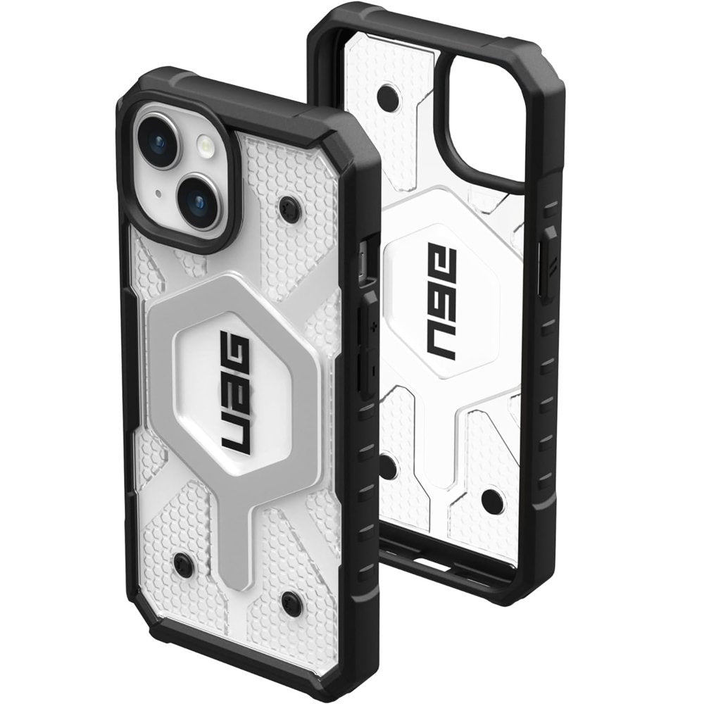 Obudowa ochronna UAG Pathfinder Magsafe - do iPhone 15 Plus przezroczysta - czarna ramka