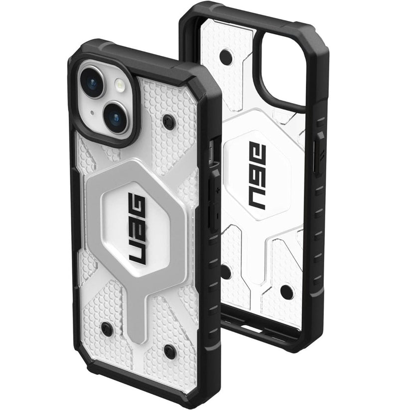 Obudowa ochronna UAG Pathfinder Magsafe - do iPhone 15 Plus przezroczysta - czarna ramka