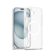 Crong Hybrid Matte Magnetic - MagSafe Case iPhone 17 przezroczyste matowe