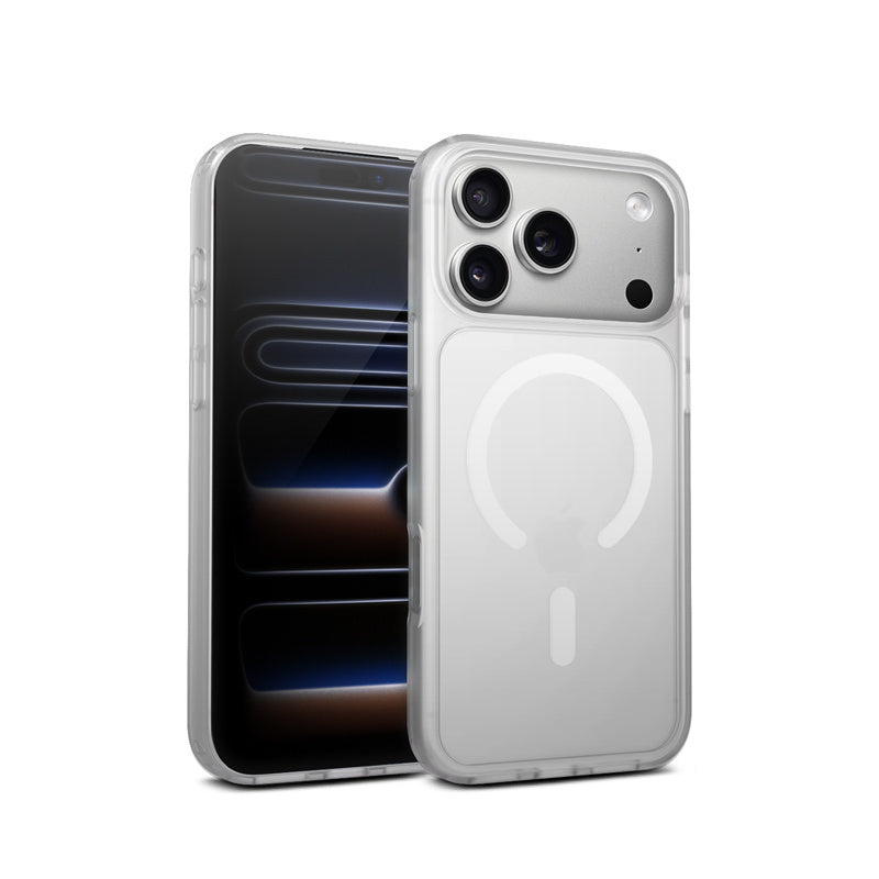 Crong Hybrid Matte Magnetic - MagSafe Case iPhone 17 Pro Max przezroczyste matowe