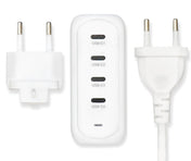 Hi5 135W PD Adapter 4x USB-C 100W Max on OnePort biały