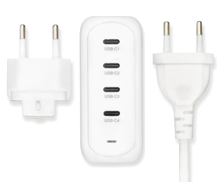 Hi5 135W PD Adapter 4x USB-C 100W Max on OnePort biały