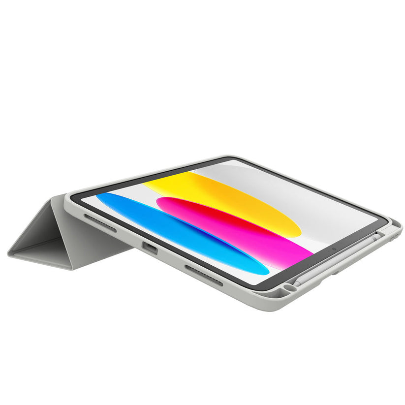 JCPal DuraPro Protective Folio Case - etui do iPad 10,9" 10 gen. (2022) 11" 11 gen. (2025) jasnoszare