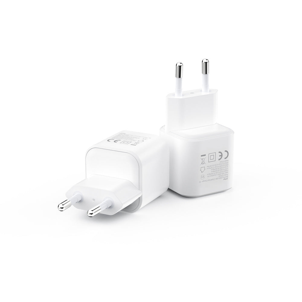 JCPal Bolt Pro 20W GaN Fast Charger  - ładowarka sieciowa USB-C 20W biała