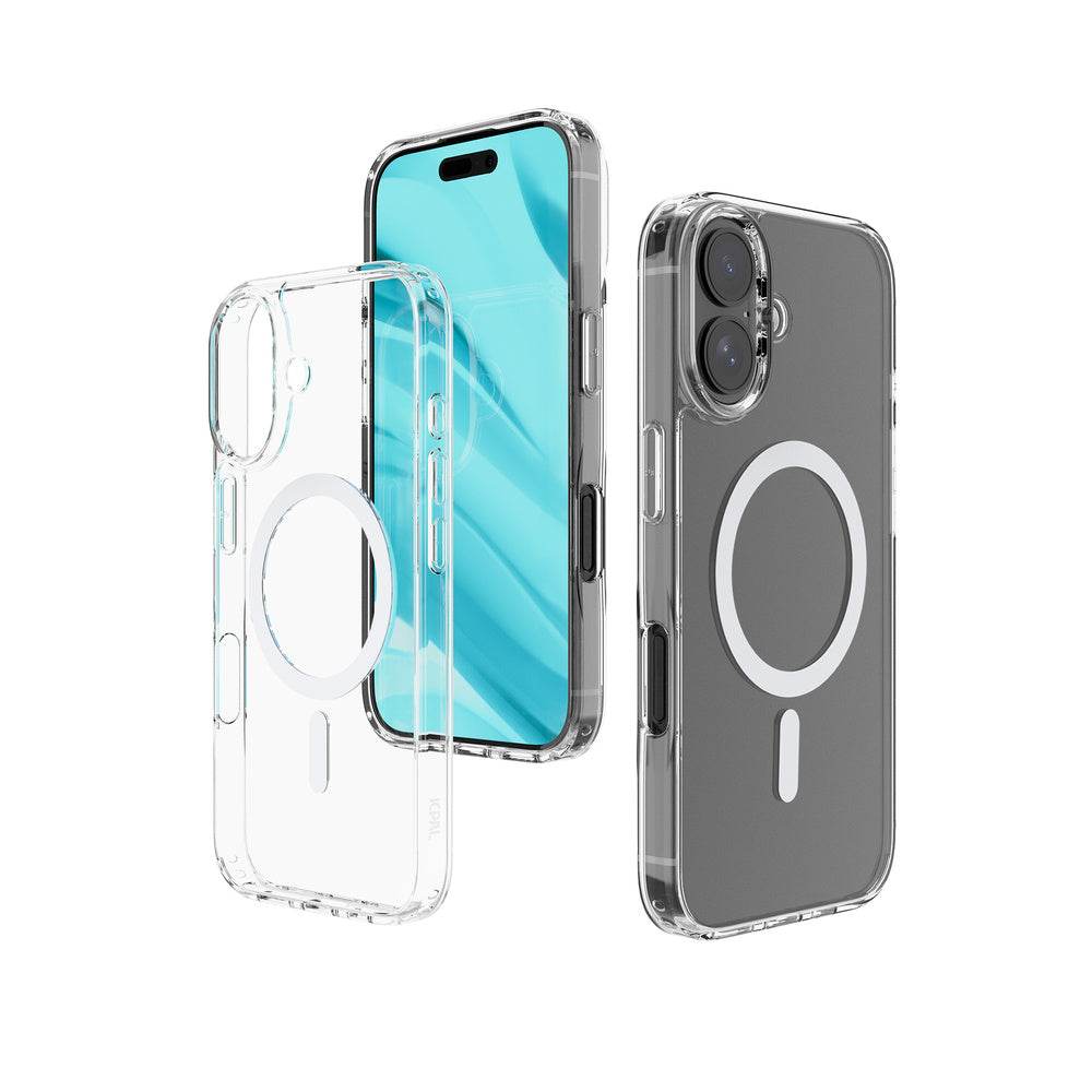 JCPal iGuard DualPro MagSafe Compatible Case - etui MagSafe do iPhone 16 przeźroczyste